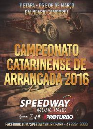 Campeonato Catarinense de Arrancada 2016 - 1ª Etapa
