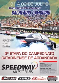 Campeonato Catarinense de Arrancada 2016 - 3ª Etapa