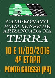 Campeonato Paranaense de Arrancada na Terra 2016 - 4ª Etapa