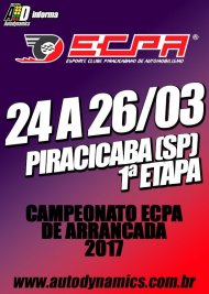 Campeonato ECPA de Arrancada 2017 - 1ª Etapa
