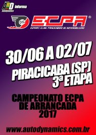 Campeonato ECPA de Arrancada 2017 - 3ª Etapa