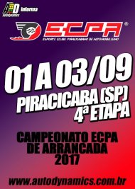 Campeonato ECPA de Arrancada 2017 - 4ª Etapa