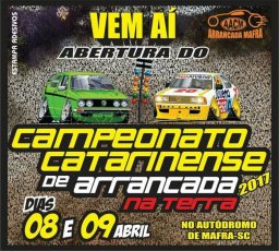 Campeonato Catarinense de Arrancada na Terra 2017 - 1ª Etapa