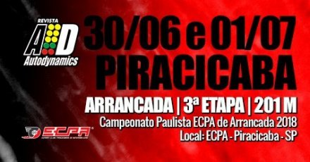 Campeonato Paulista ECPA de Arrancada 2018 - 3ª Etapa