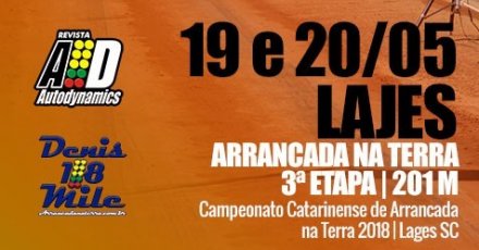 Campeonato Catarinense de Arrancada na Terra 2018 - 3ª Etapa