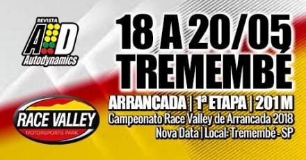 Campeonato Race Valley de Arrancada 2018 - 1ª Etapa