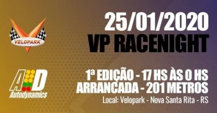 Velopark Race Night - 1ª Edição 2020