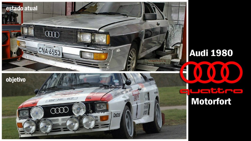 Audi Quattro 1980 no Brasil!