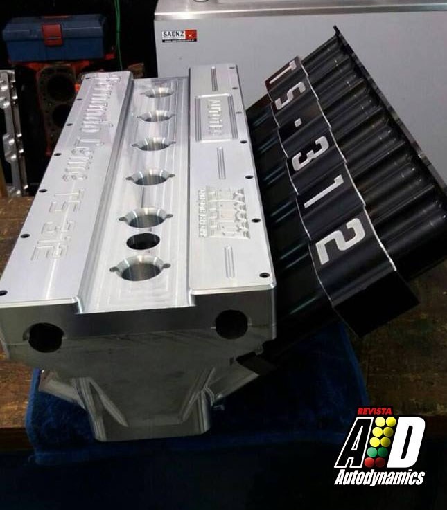 Opala TS Fernando Leme - Equipe Autotec - Destaque para o novo cabeçote billet 24v com duplo comando para o motor Opala