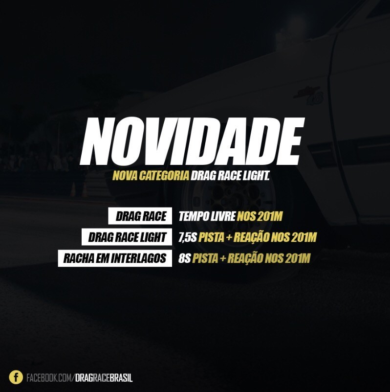 Drag Interlagos apresenta a Drag Race Light e a Street 300