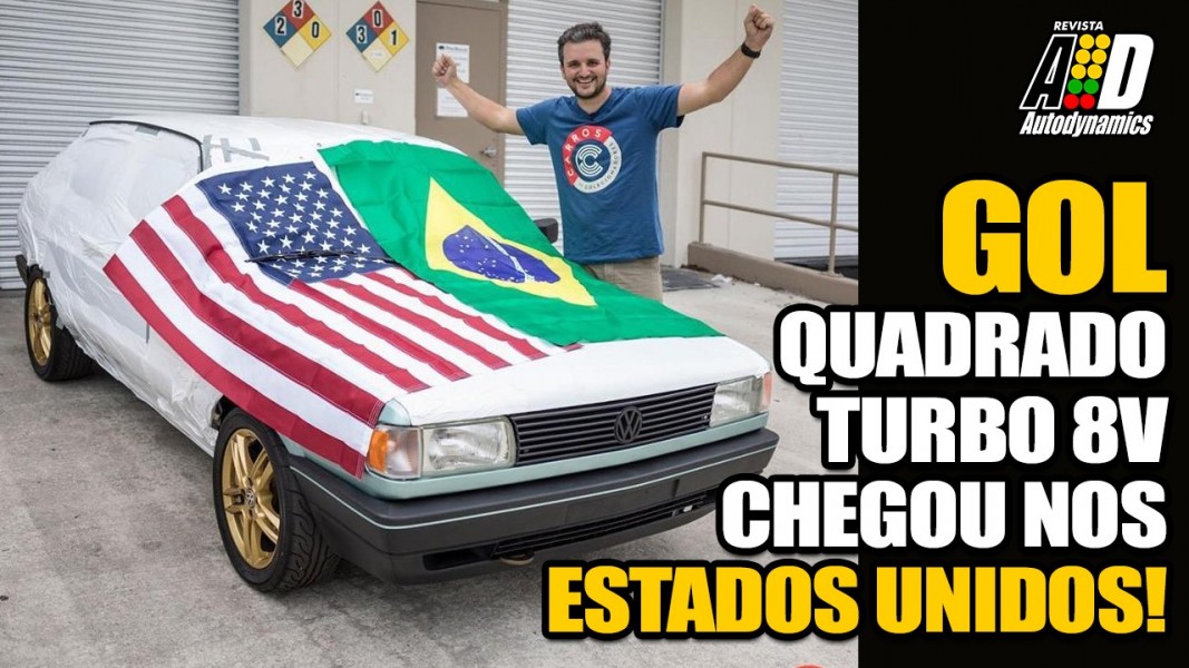 Gol Turbo nos Estados Unidos.  No Jornal Autodynamics, Tiago Kfouri conta essa aventura!